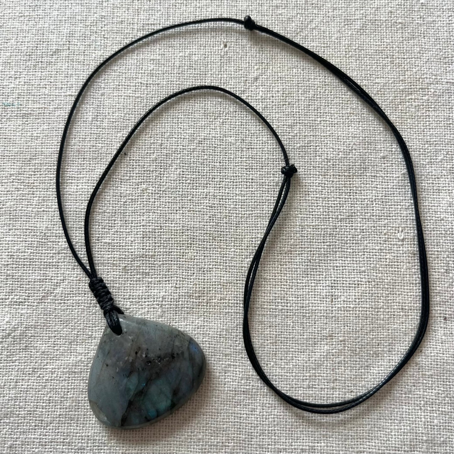 Labradorite Pear Shape Pendant - ONE OF A KIND