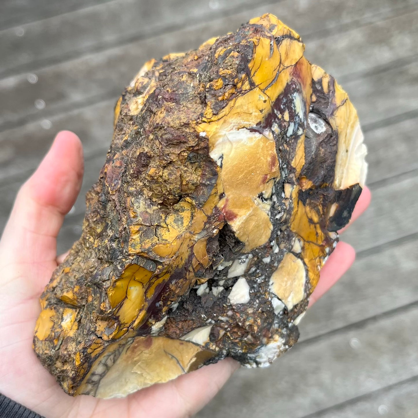 Mookaite XL Raw Crystal - Inner Strengh, Motivation
