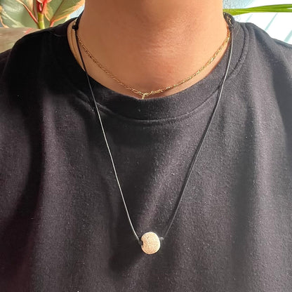 Mastodon Fossil Stone Pendant - Ancient Wisdom