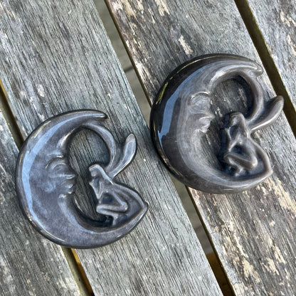 Silver Sheen Obsidian Fairy Moon Crystal - Clarity, Intuition