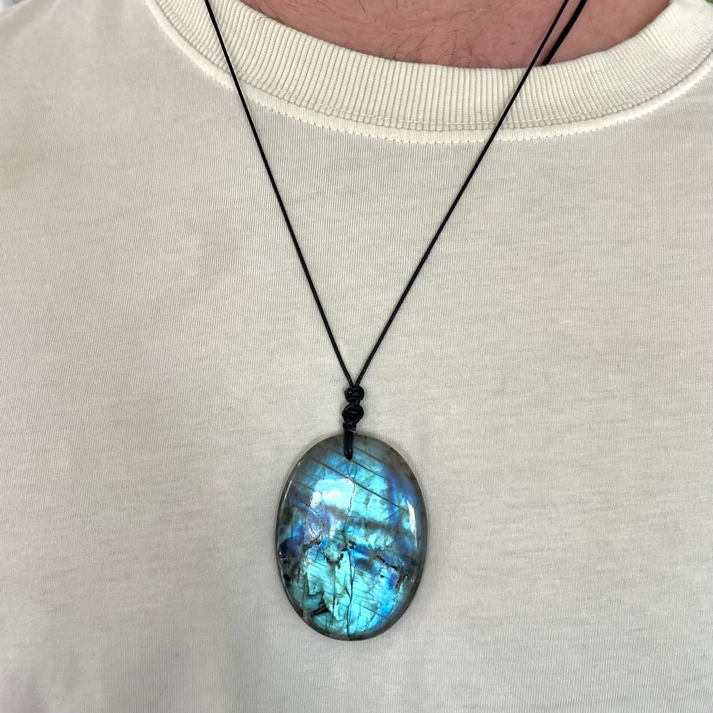 Labradorite Pendant - ONE OF A KIND