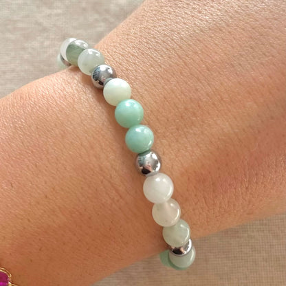Peace & Grounding Bracelet - Aventurine, Jade & Hematite