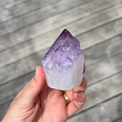 Amethyst Raw Point Crystal -Spirit, Calm, Balance