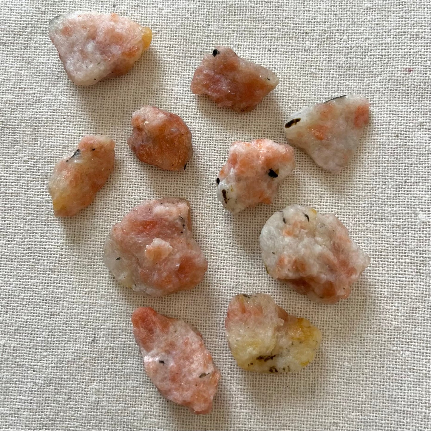 Sunstone Mini Raw Crystal - Uplifting, Joy, Energising