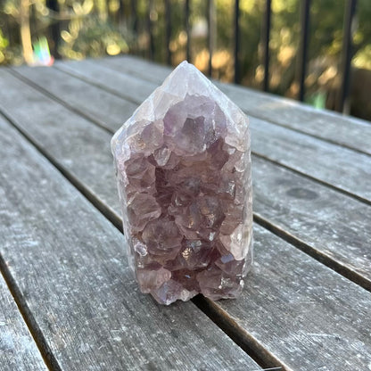 Amethyst Medium Cluster Point Crystal - Peace, Intuition, Protection
