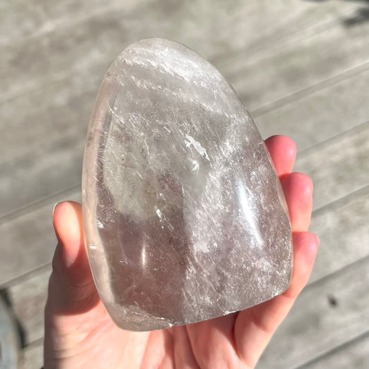 Clear Quartz Medium Freeform Crystal - Clarity, Amplification, Healing