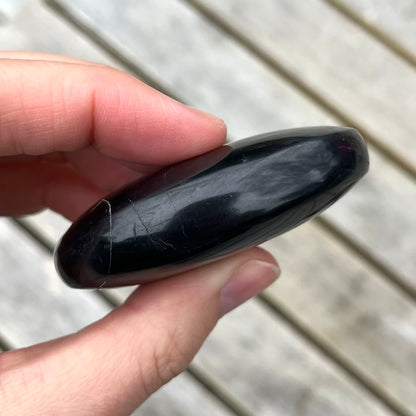 Shungite Palm Stone Crystal - Protection, Grounding, Purifying