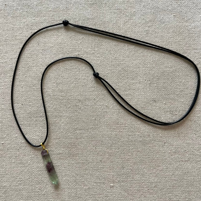 Divine Point Pendant - Fluorite