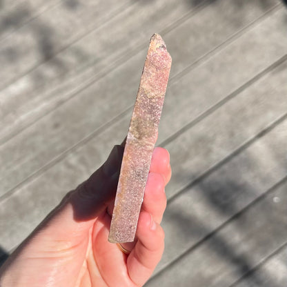 Rhodonite Small Slab Crystal - Compassion, Balance, Love