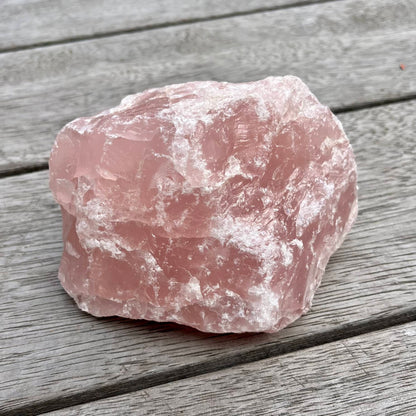 Rose Quartz Raw Crystal - Large