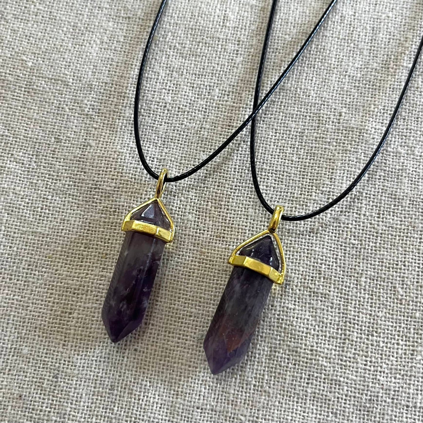 Energy Point Pendant - Amethyst