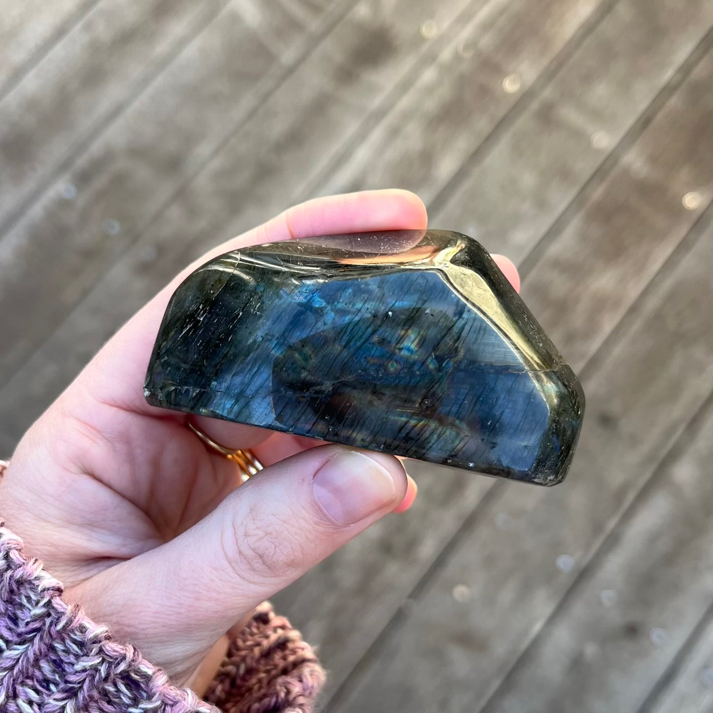 Labradorite Small Freeform Crystal - Intuition, Transformation