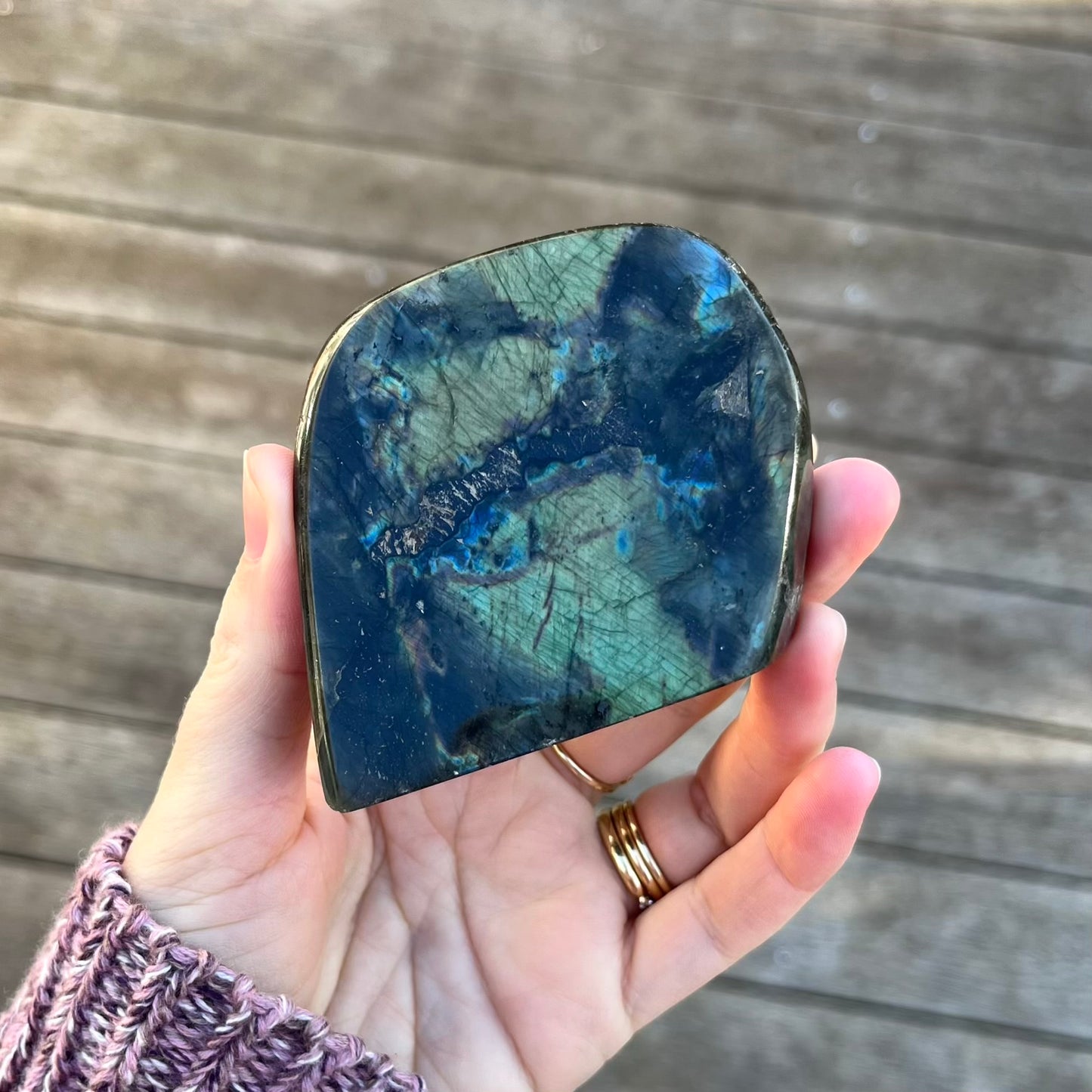 Labradorite Medium Freeform Crystal - Intuition, Transformation