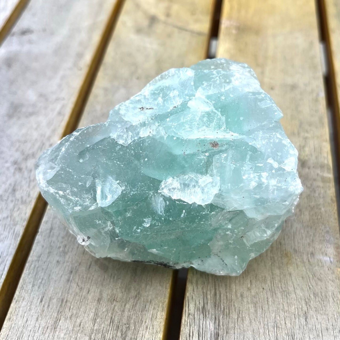 Green Fluorite Medium Crystal - Calm, Cleansing, Harmony