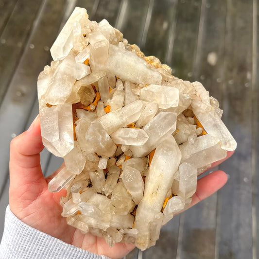 Quartz XL Cluster Crystal - Cleansing, Amplifying, Harmonising