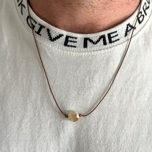 Abundant Gem Pendant - Citrine