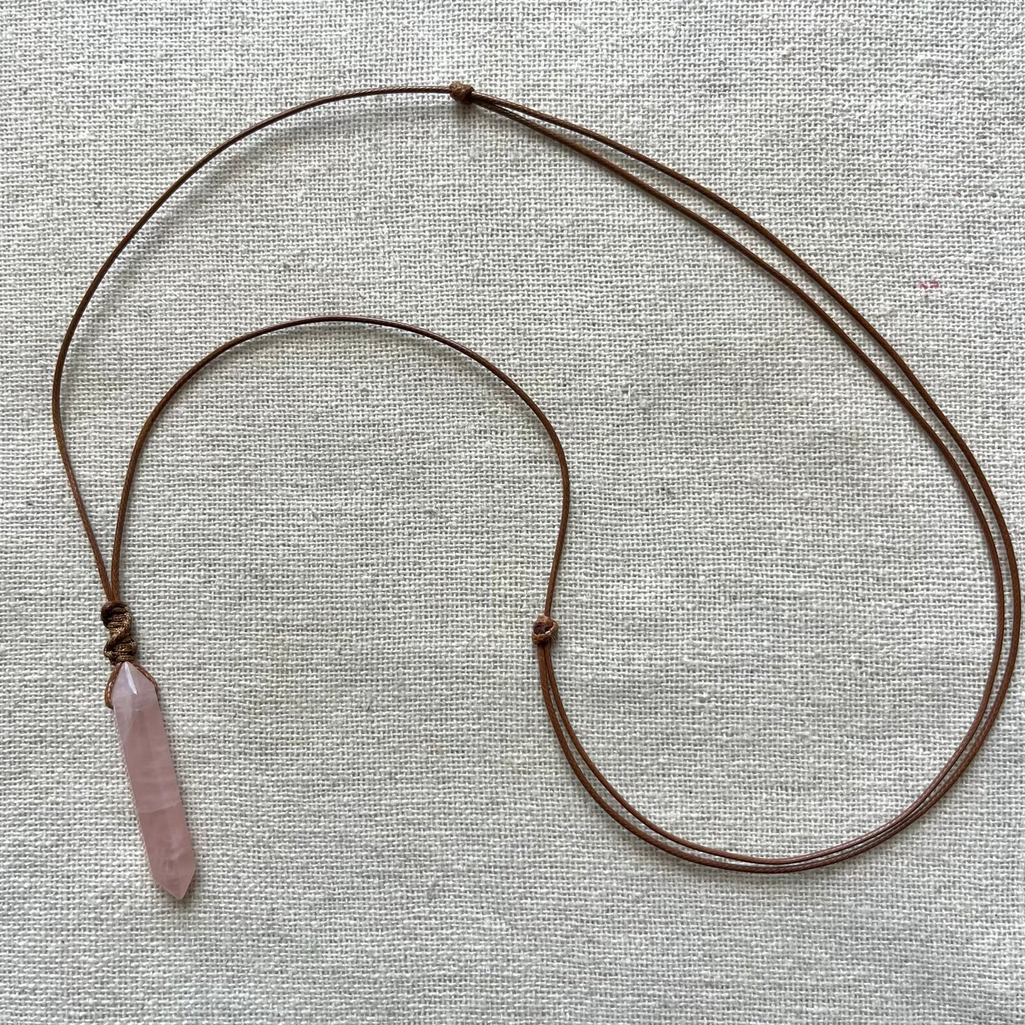 Love & Power Pendant - Rose Quartz