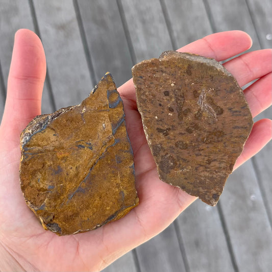 Tiger Iron Small Slab Crystal - Grounding, Motivation