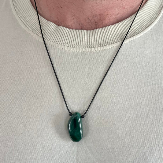 Transformation Pendant - Malachite