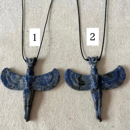 Goddess Isis Pendant - Sodalite