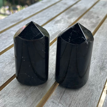 Black Tourmaline Large Generator Crystal - Protection