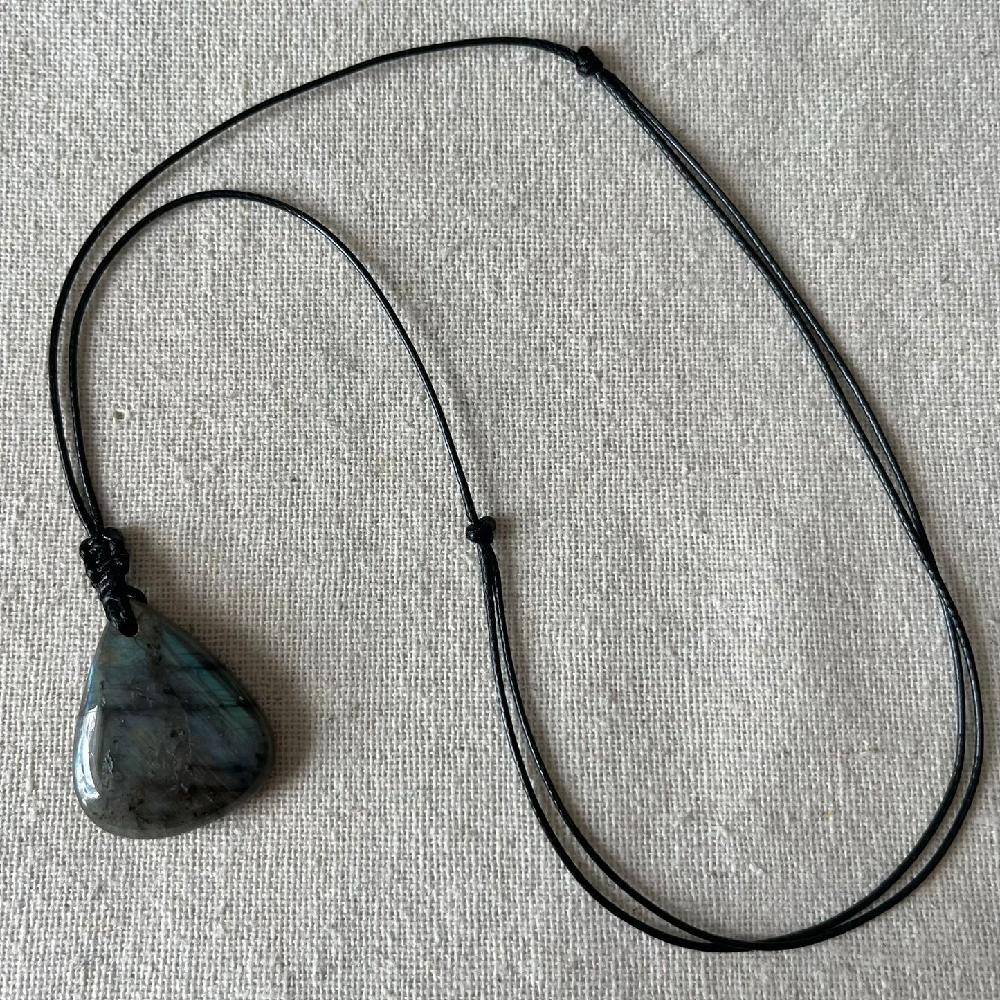 Labradorite Teardrop Small Pendant - ONE OF A KIND