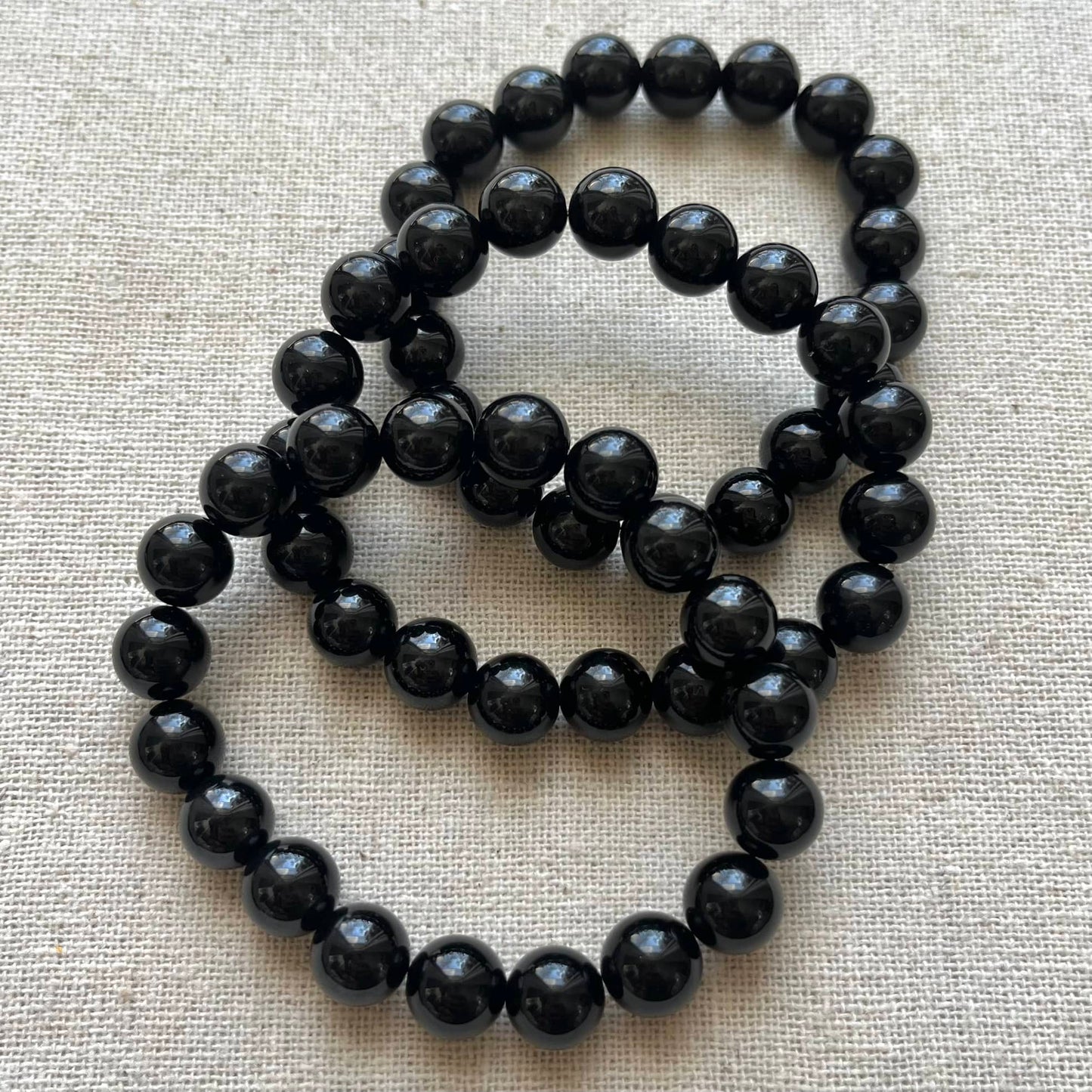 Onyx 10mm Beaded Bracelet - Confidence