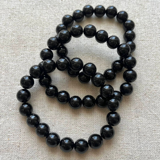 Onyx 10mm Beaded Bracelet - Confidence