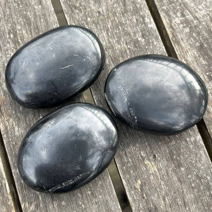 Shungite Palm Stone Crystal - Protection, Purification