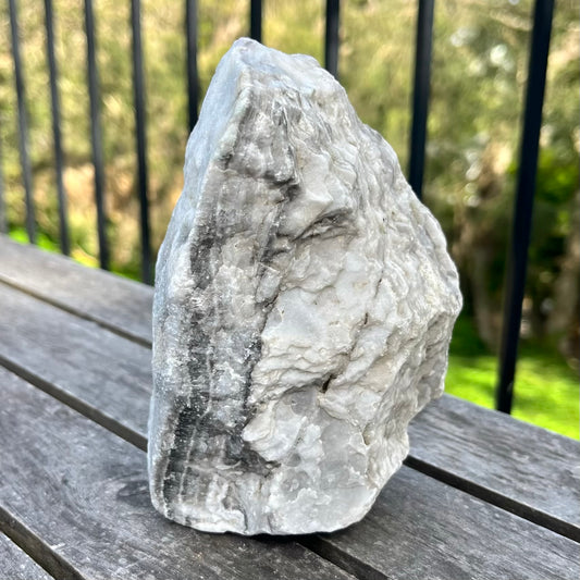 Zebra Calcite Large Raw Crystal – Motivation, Harmony
