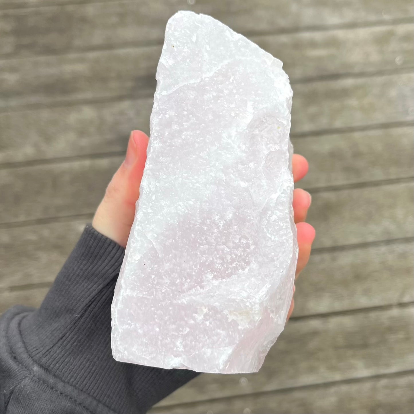 Rose Quartz XL Raw Base-Cut Crystal - Unconditional Love, Emotional Healing