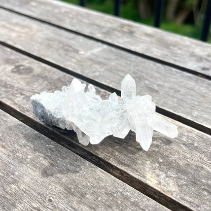 Clear Quartz Small Cluster Crystal - Wisdom, Intention