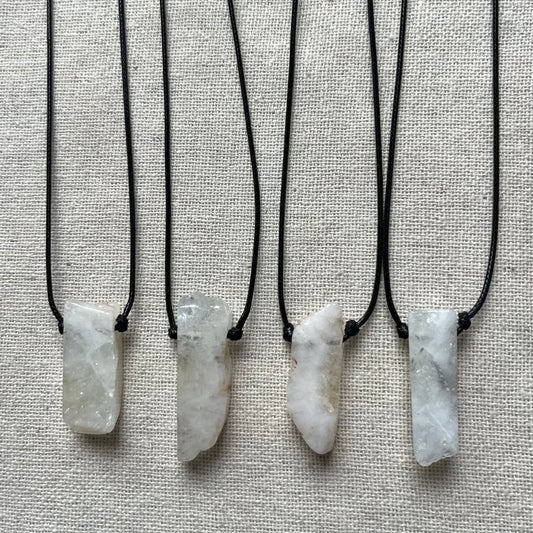 Rock Pendant - Clear Quartz