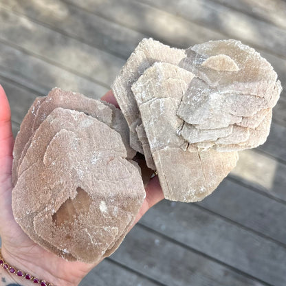Desert Rose Selenite Large Raw Crystal - Protection, Clarity