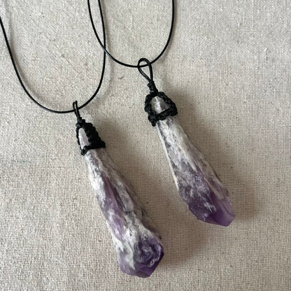 Amethyst Dog Tooth XL Pendant