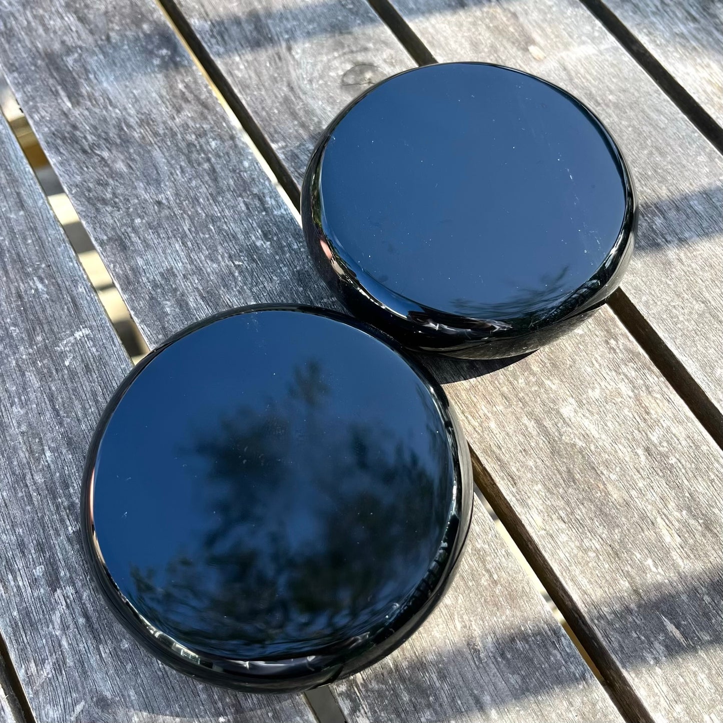 Obsidian Charging Plate - High Vibe, Protection, Spiritual Connection