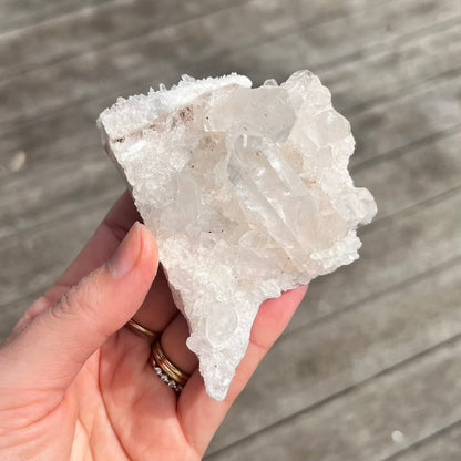 Clear Quartz Small Cluster Crystal - Wisdom, Intention