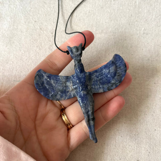 Goddess Isis Pendant - Sodalite