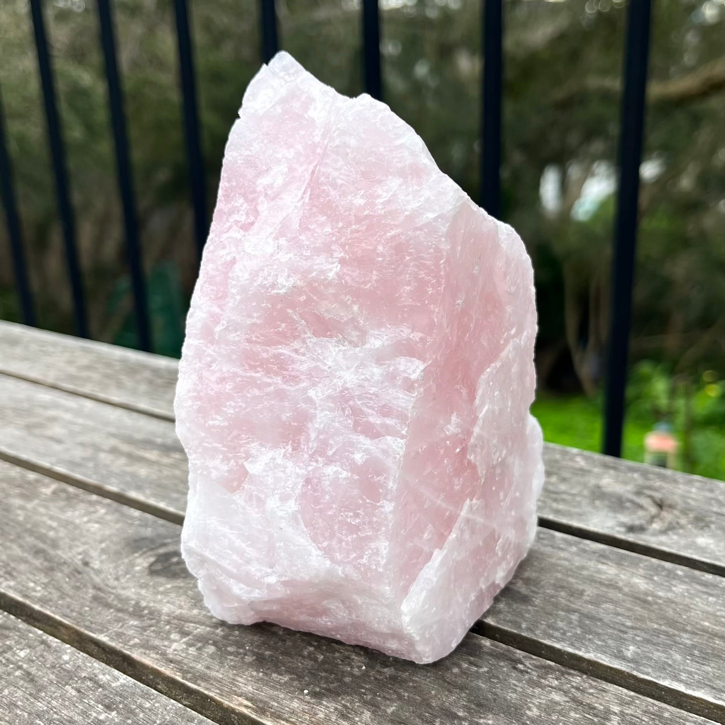 Rose Quartz XL Raw Base-Cut Crystal - Unconditional Love, Emotional Healing