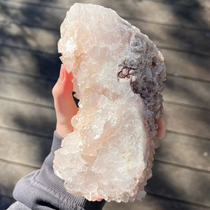 Apophyllite XXL Cluster Crystal - Calming, Intuition, Clarity, Spiritual Connection