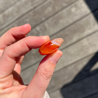 Carnelian Heart Small Crystal - Passion, Vitality, Confidence