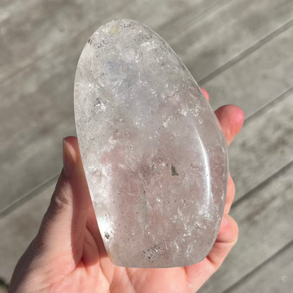 Clear Quartz Medium Freeform Crystal - Clarity, Amplification, Healing