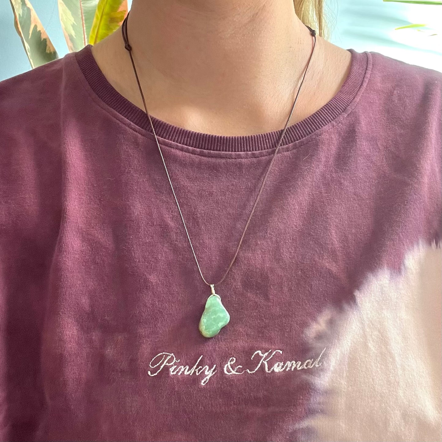 Chrysoprase Pendant - ONE OF A KIND