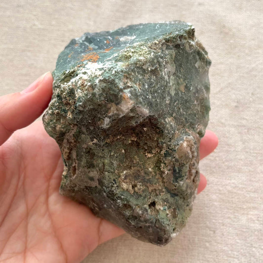 Moss Agate Raw Crystal - Large