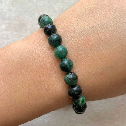 Fuchsite 8mm Beaded Bracelet - Self-Worth