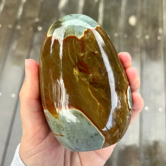 Polychrome Jasper Large Freeform Crystal - Vitality, Motivation