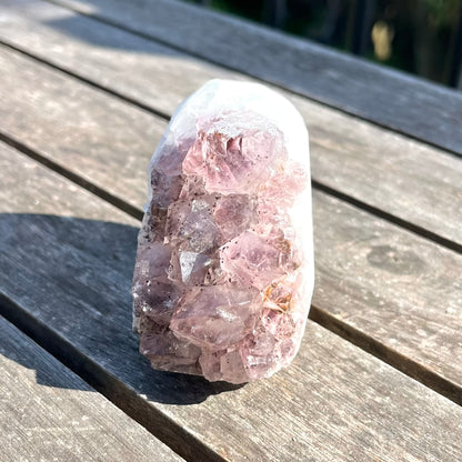 Amethyst Medium Base-Cut Crystal - Calm, Protection & Balance