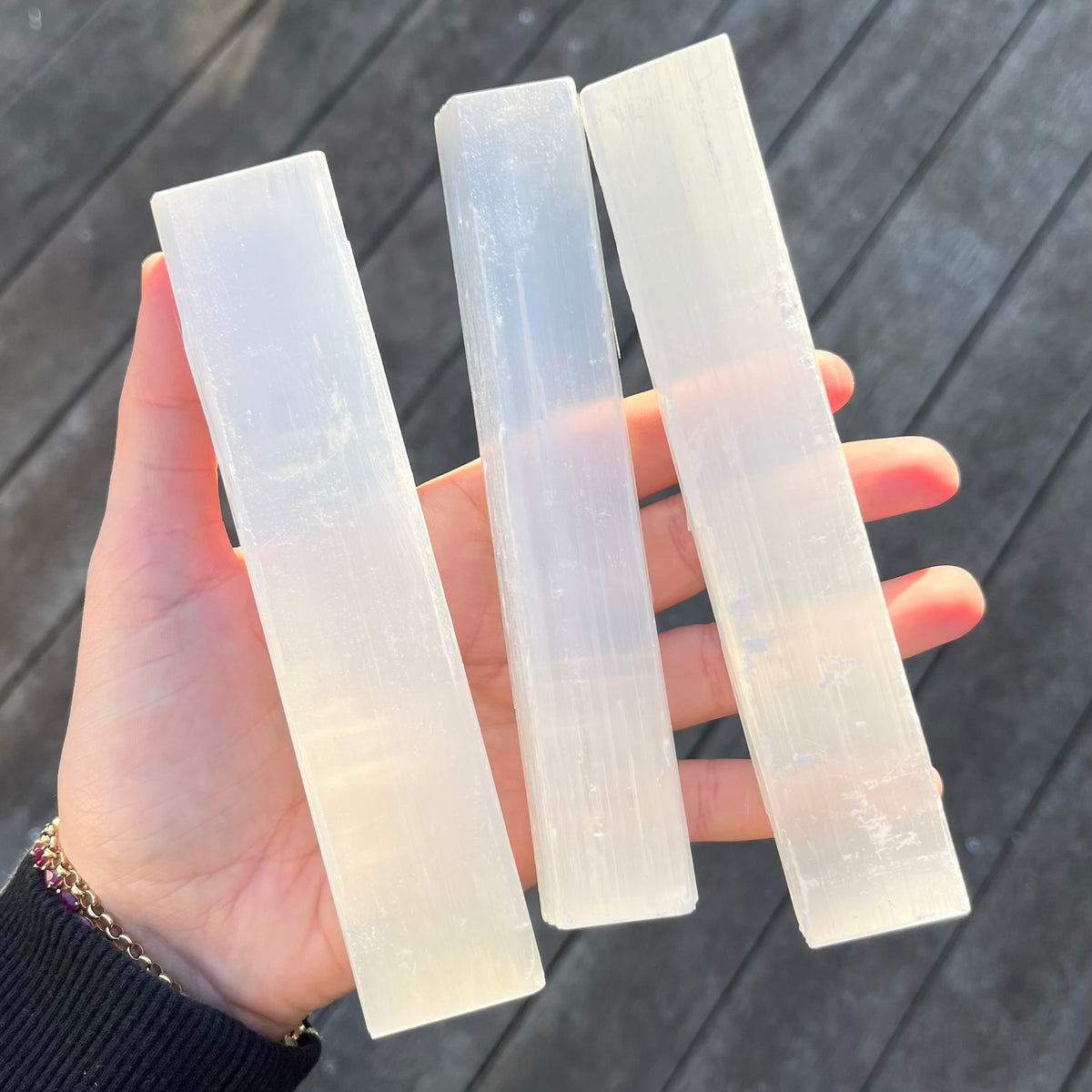 Selenite Large Rod Crystal - High Vibe, Protection, Spiritual Connection