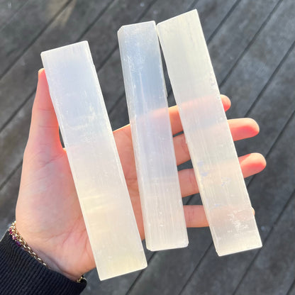 Selenite Large Rod Crystal - High Vibe, Protection, Spiritual Connection