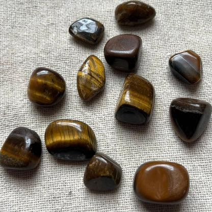 Tiger Eye Tumble Stone